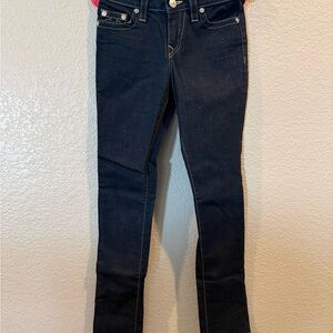 True Religion Women's Dark Indigo Skinny Jeans